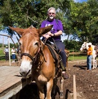 Preparing for Mule Ride in Molokai, HI, 2014