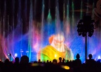 Light show at California Adventure in Disneyland, 2014