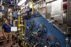 One of the boilers, Battleship Missouri, Pearl Harbor, HI