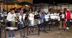 Adlib Steel Orchestra rehearsing on the last evening before Panorama