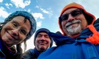 A Selfie, Janet, Steve and I, Amethyst Brook Conservation Area. Amherst MA Thanksgiving, 2017
