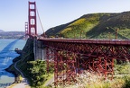 Golden Gate Bridge Marin Vista Point on April 29, 2017