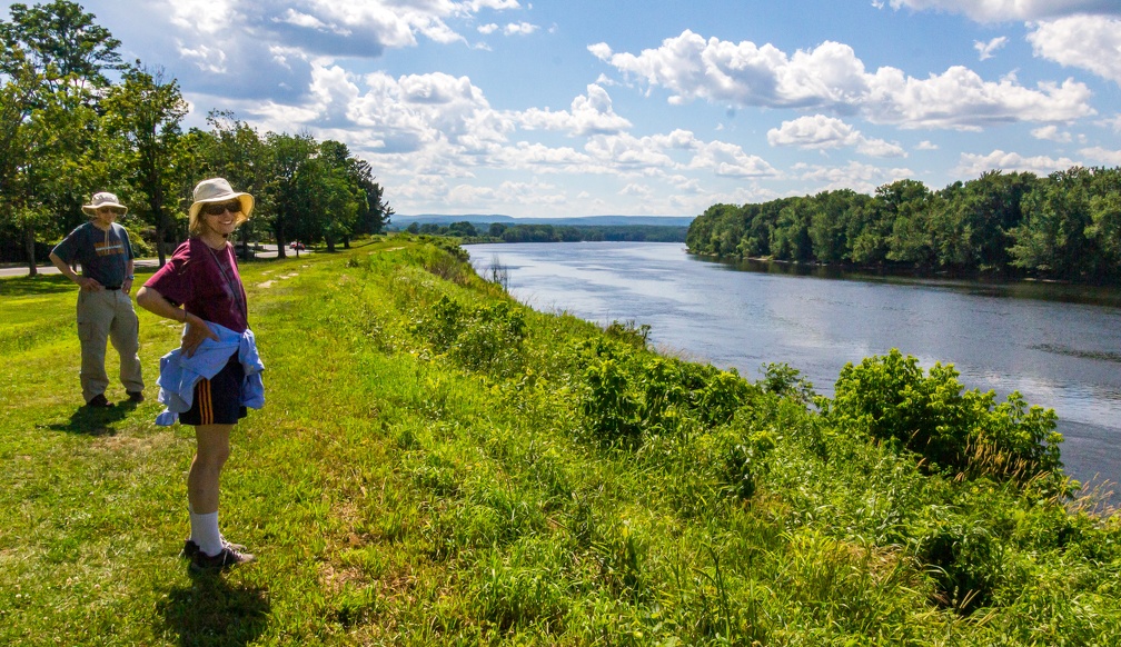 At the Connecticut River Dike, Hadley MA, July 1, 2019