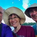 Me, Janet, Steve at the Connecticut River Dike, Hadley MA, July 1, 2019