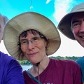 Me, Janet, Steve at the Connecticut River Dike, Hadley MA, July 1, 2019