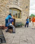 Tourists enjoying Niagara Falls State Park 